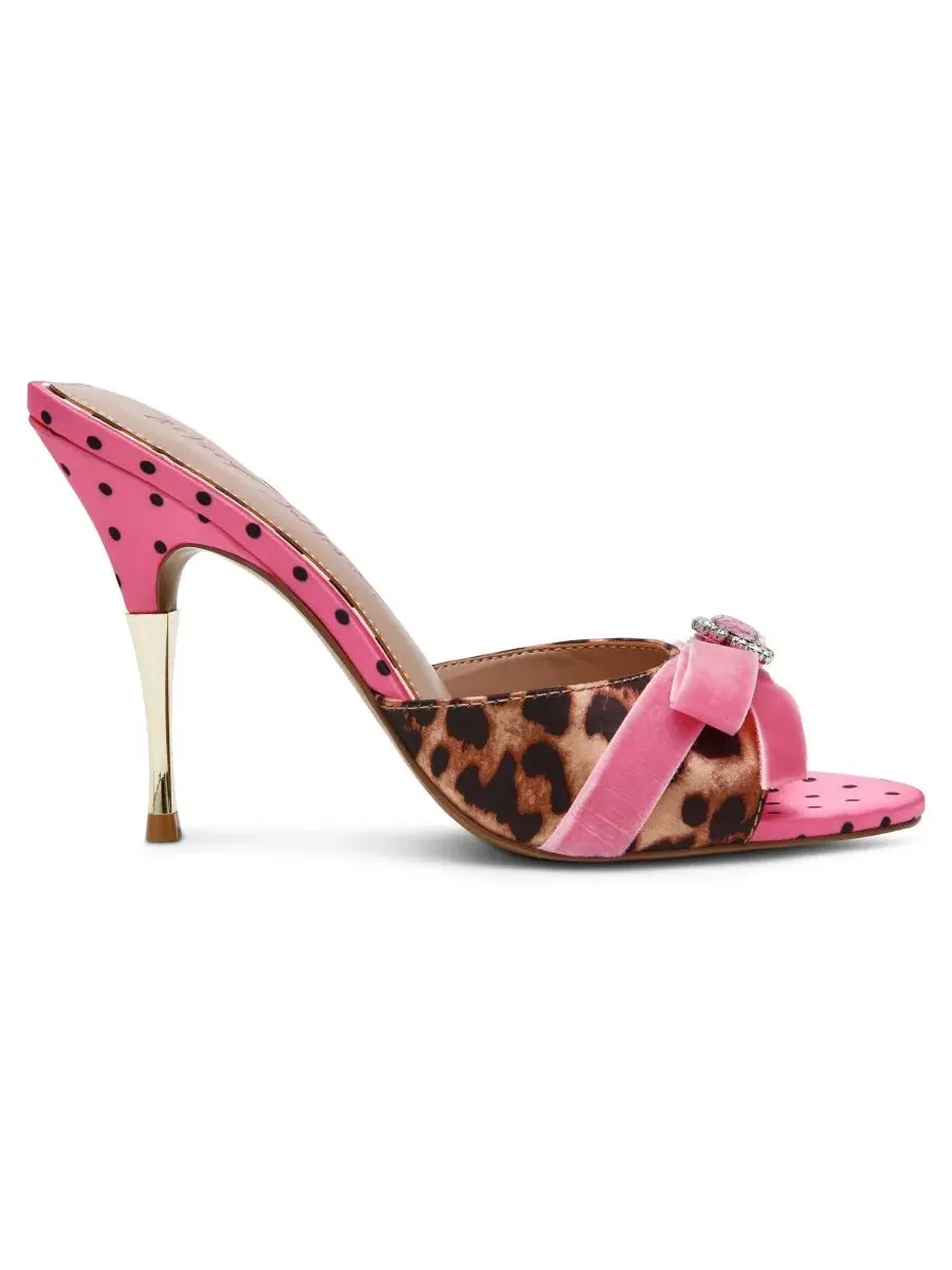 Босоножки на каблуке Prisilla Betsey Johnson — изображение 2 из 5, мульти