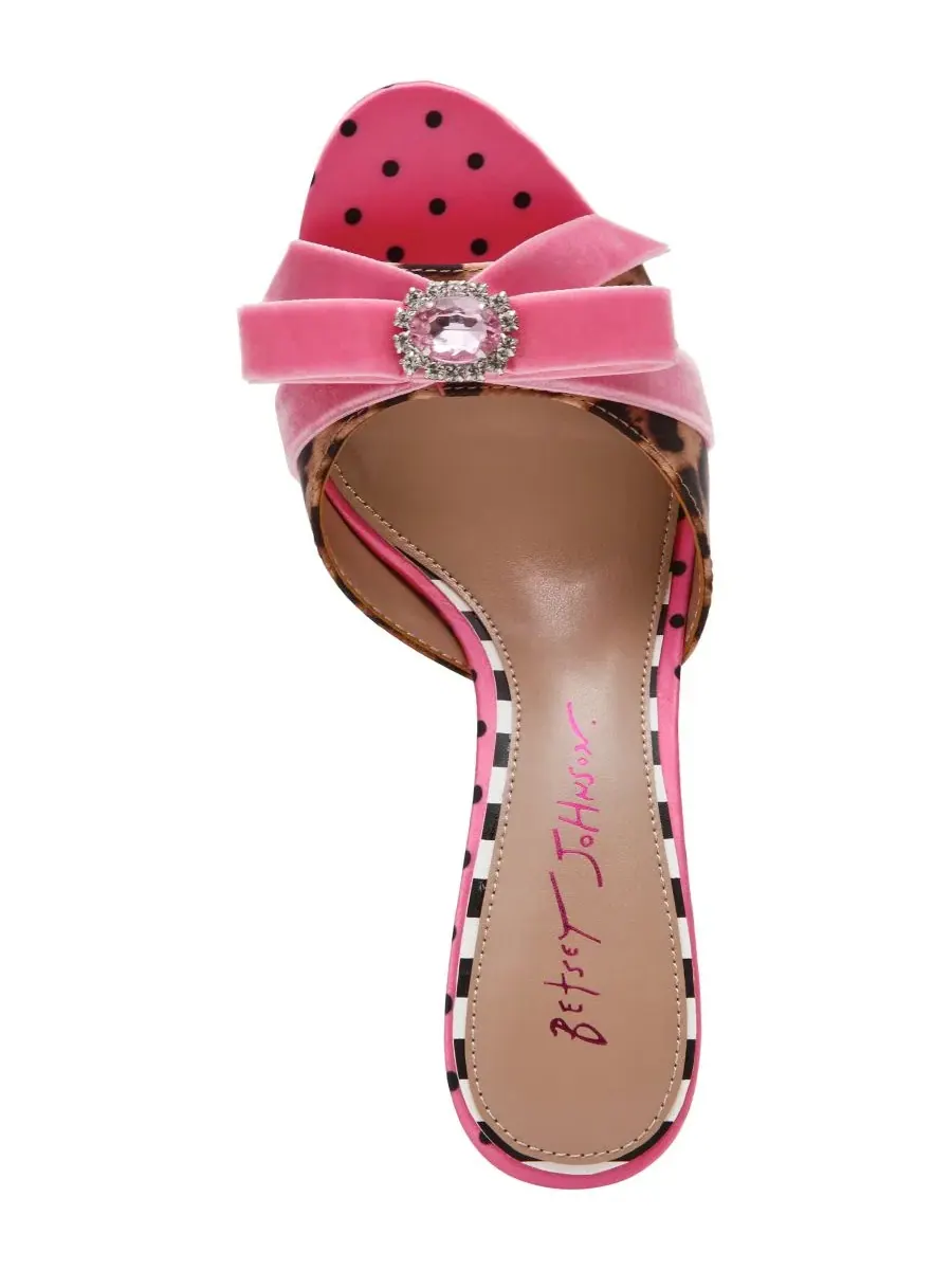 Босоножки на каблуке Prisilla Betsey Johnson — изображение 4 из 5, мульти