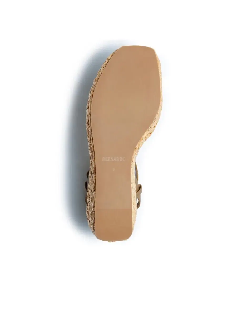 Женские сандалии на танкетке Cairo Bernardo Footwear — изображение 5 из 5, бежевый