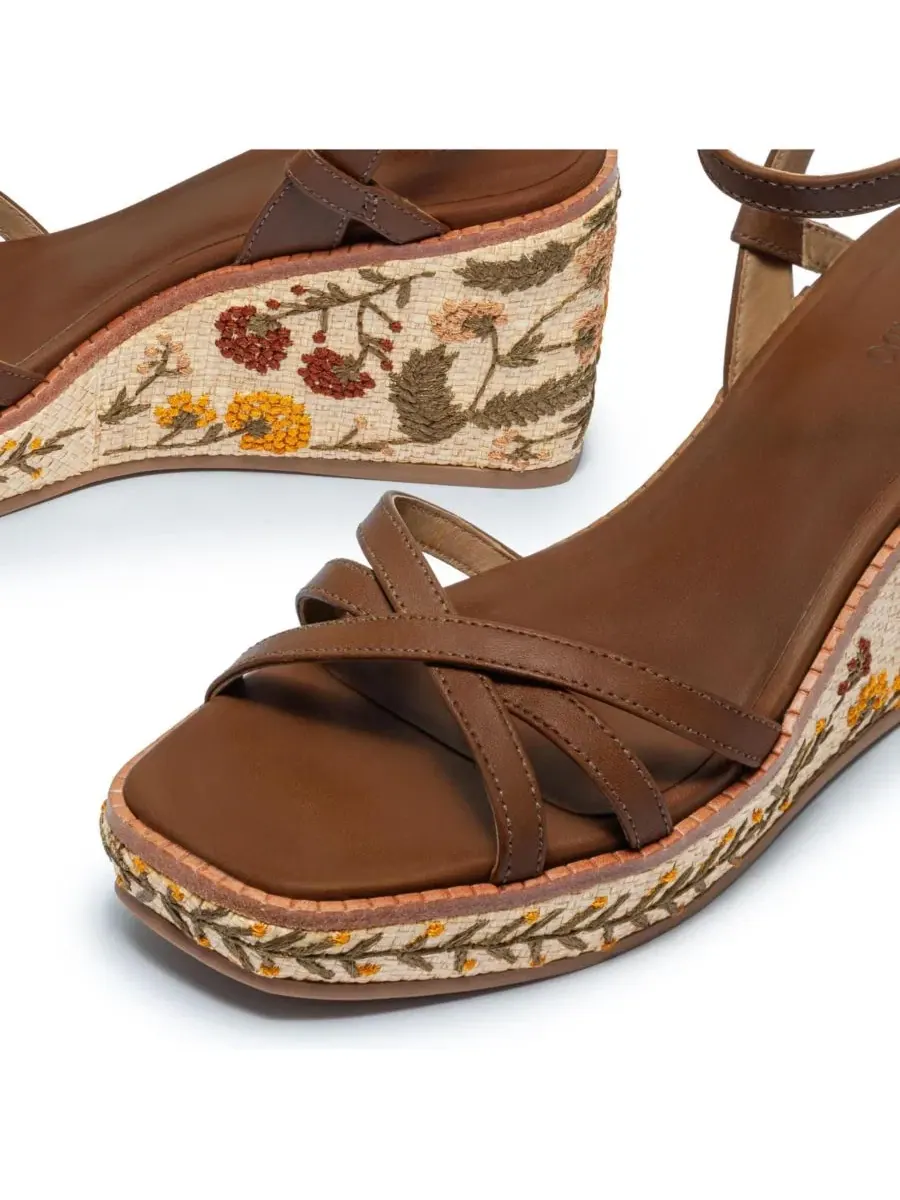 Женские сандалии на танкетке Cairo Bernardo Footwear — изображение 5 из 5, седельный