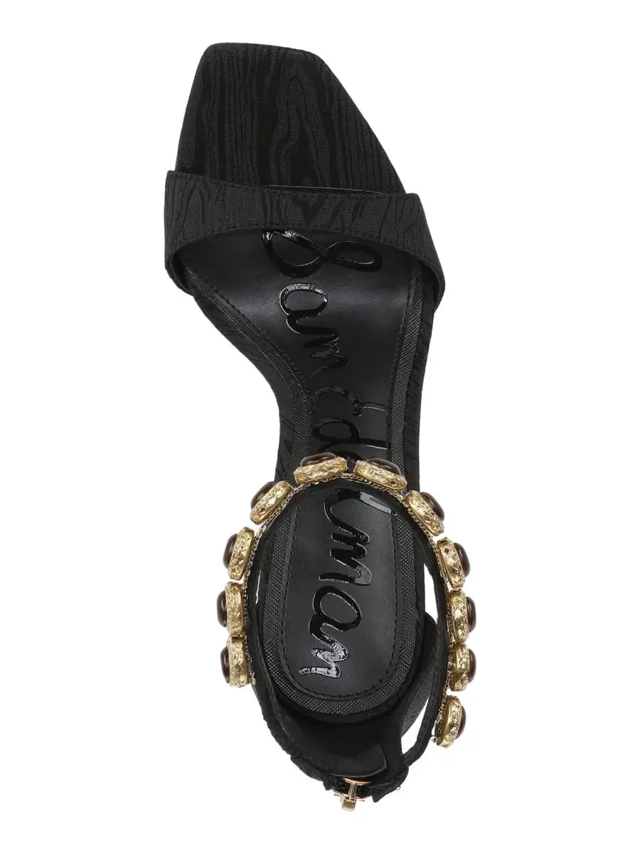 Женские сандалии Lyra с ремешками Sam Edelman — изображение 4 из 5, черный