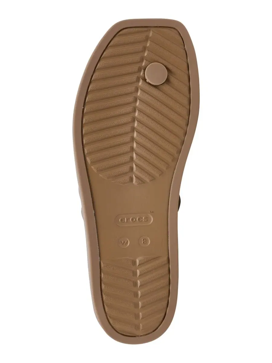 Женские сандалии Miami с петлей для пальца от Finish Line Crocs — изображение 6 из 6, молочный шоколад