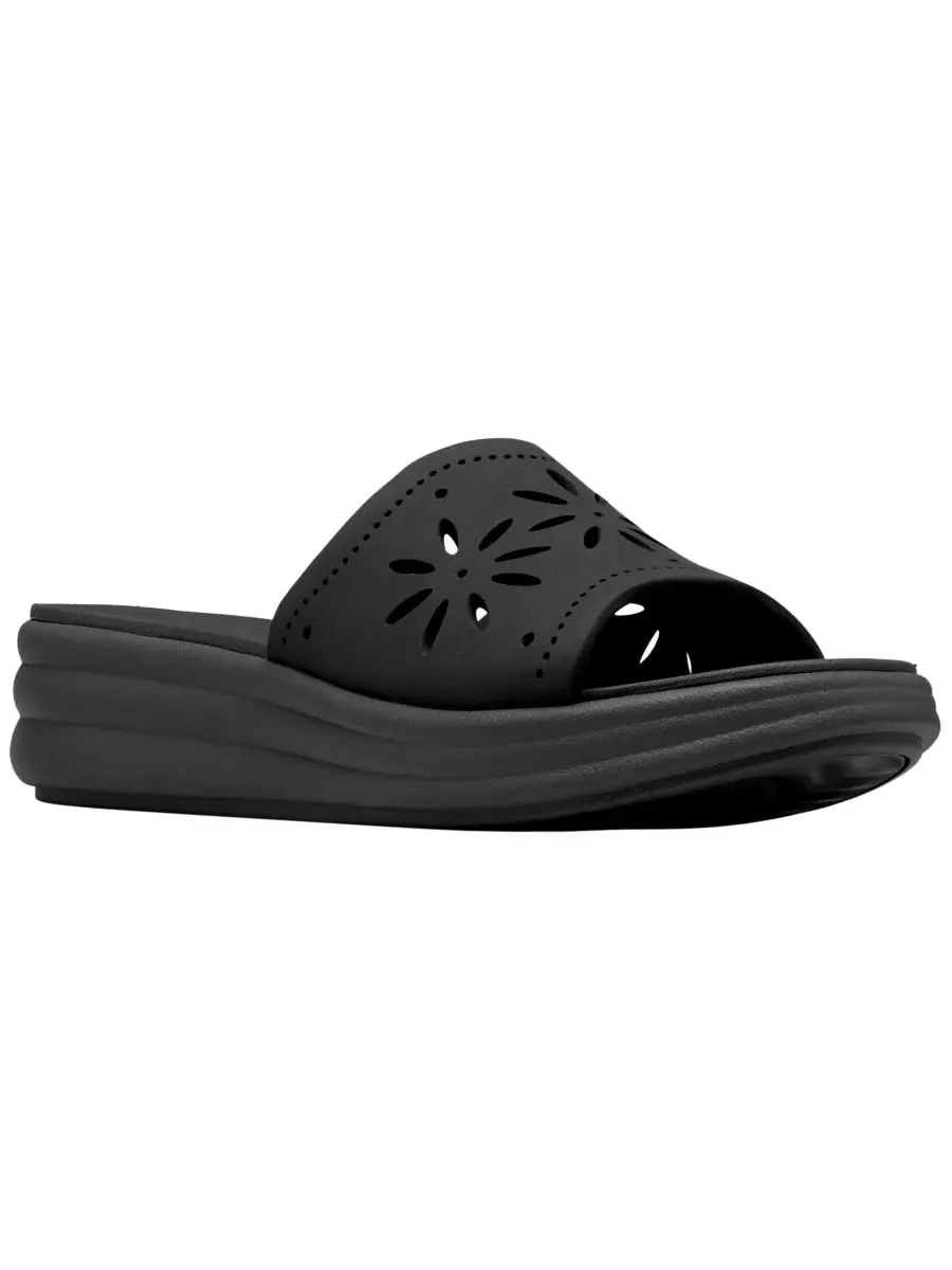 Босоножки-танкетки Drift Floral на плоском ходу Clarks