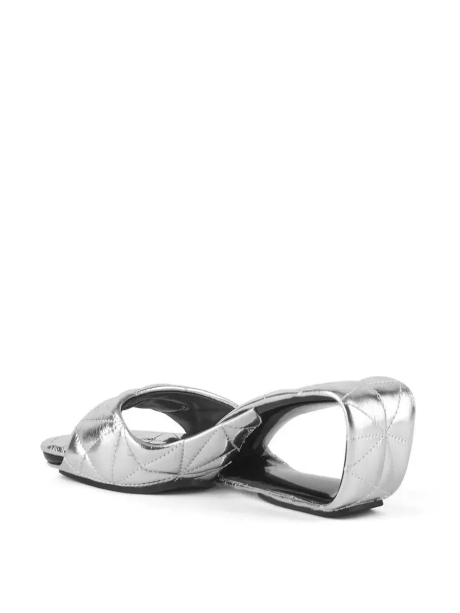 Женская модель Mobius Mid Puffy United Nude, серебро puffy — изображение 3 из 6, серебристый
