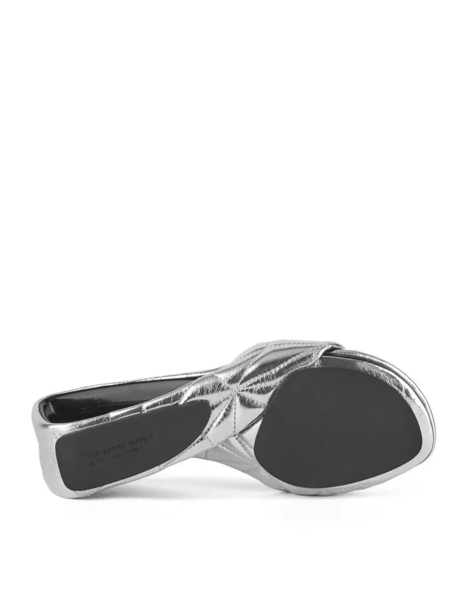 Женская модель Mobius Mid Puffy United Nude, серебро puffy — изображение 6 из 6, серебристый