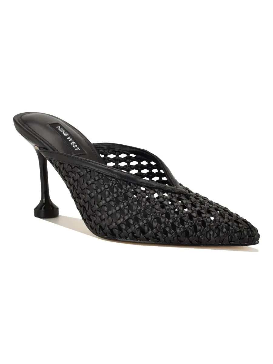 Женские мюли Grasso с зауженным каблуком из плетеной ткани Nine West