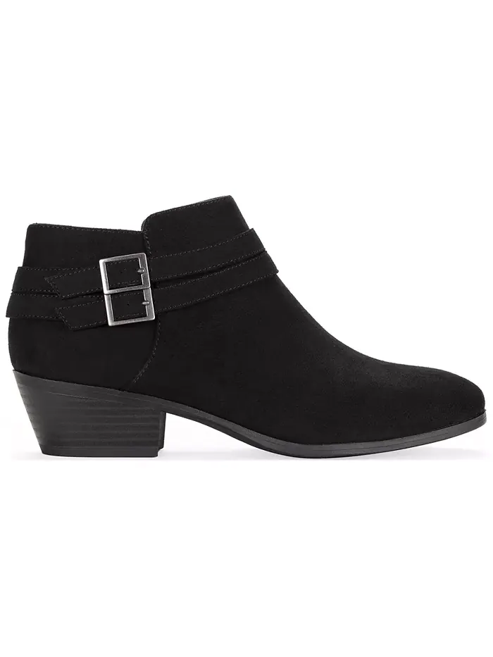 Женские ботильоны Willaa Belt Block на каблуке Style & Co — изображение 2 из 6, черный