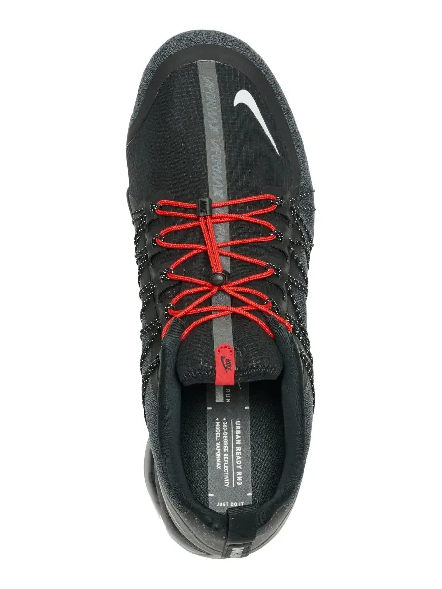 Кроссовки беговые с водонепроницаемым верхом, модель Air VaporMax Run Utility Nike — изображение 5 из 6, черный серебристый