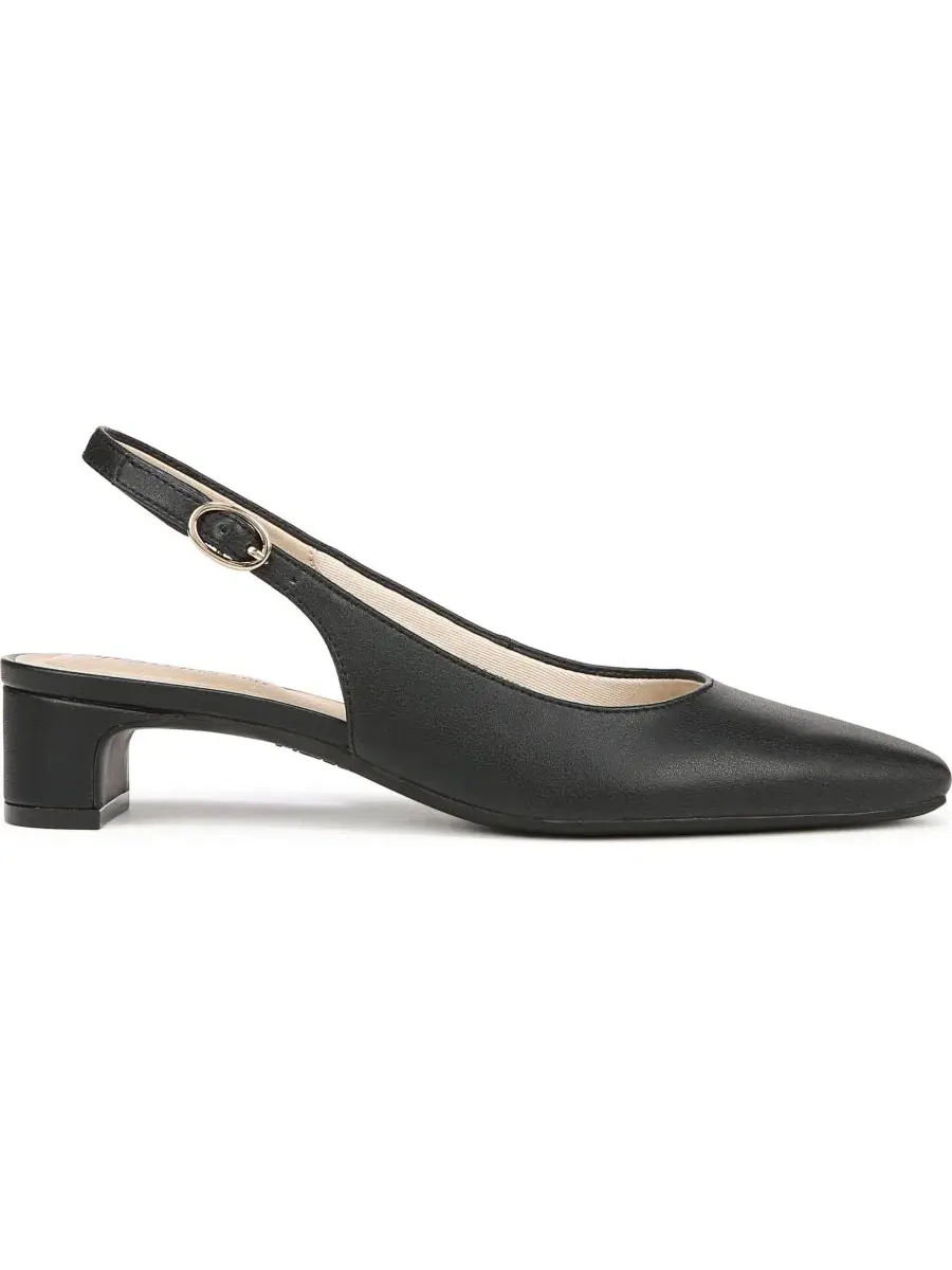 Туфли-лодочки на каблуке Lorena Pointed Toe Slingback Pumps LifeStride — изображение 2 из 5, черный