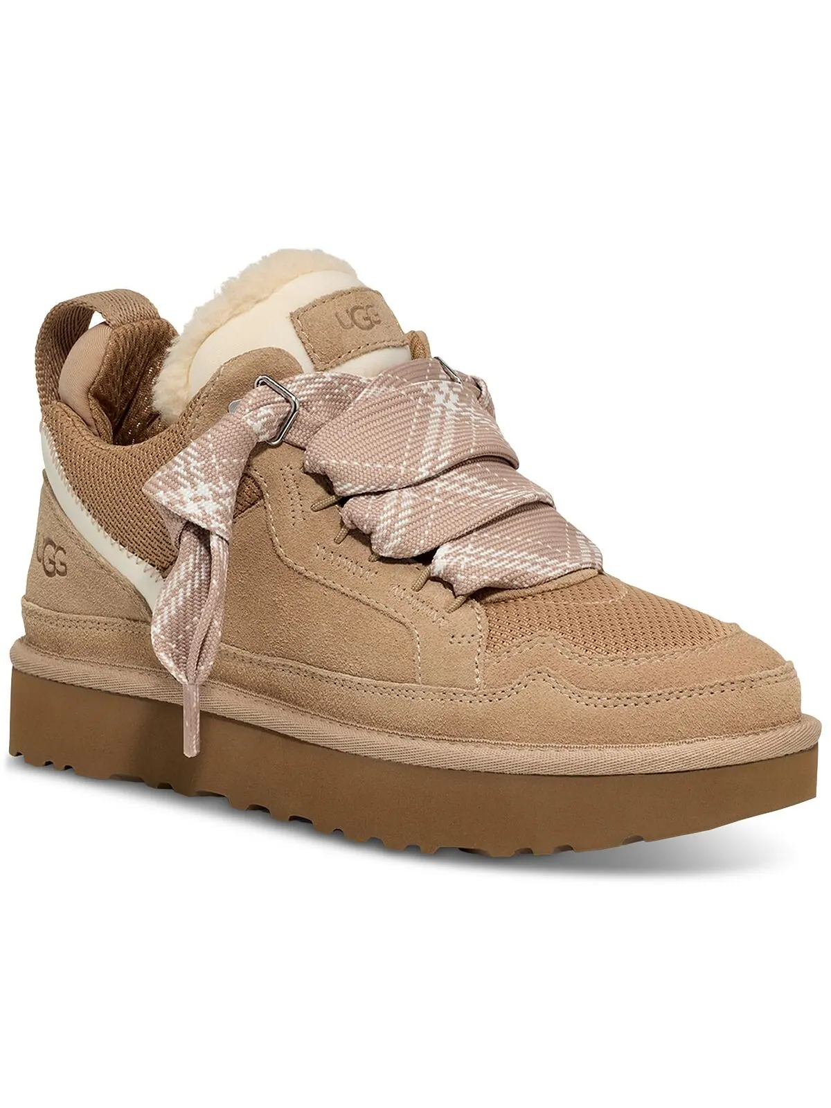Женские ботинки-кеды Lowmel на шнуровке UGG — изображение 1 из 5, бежевый