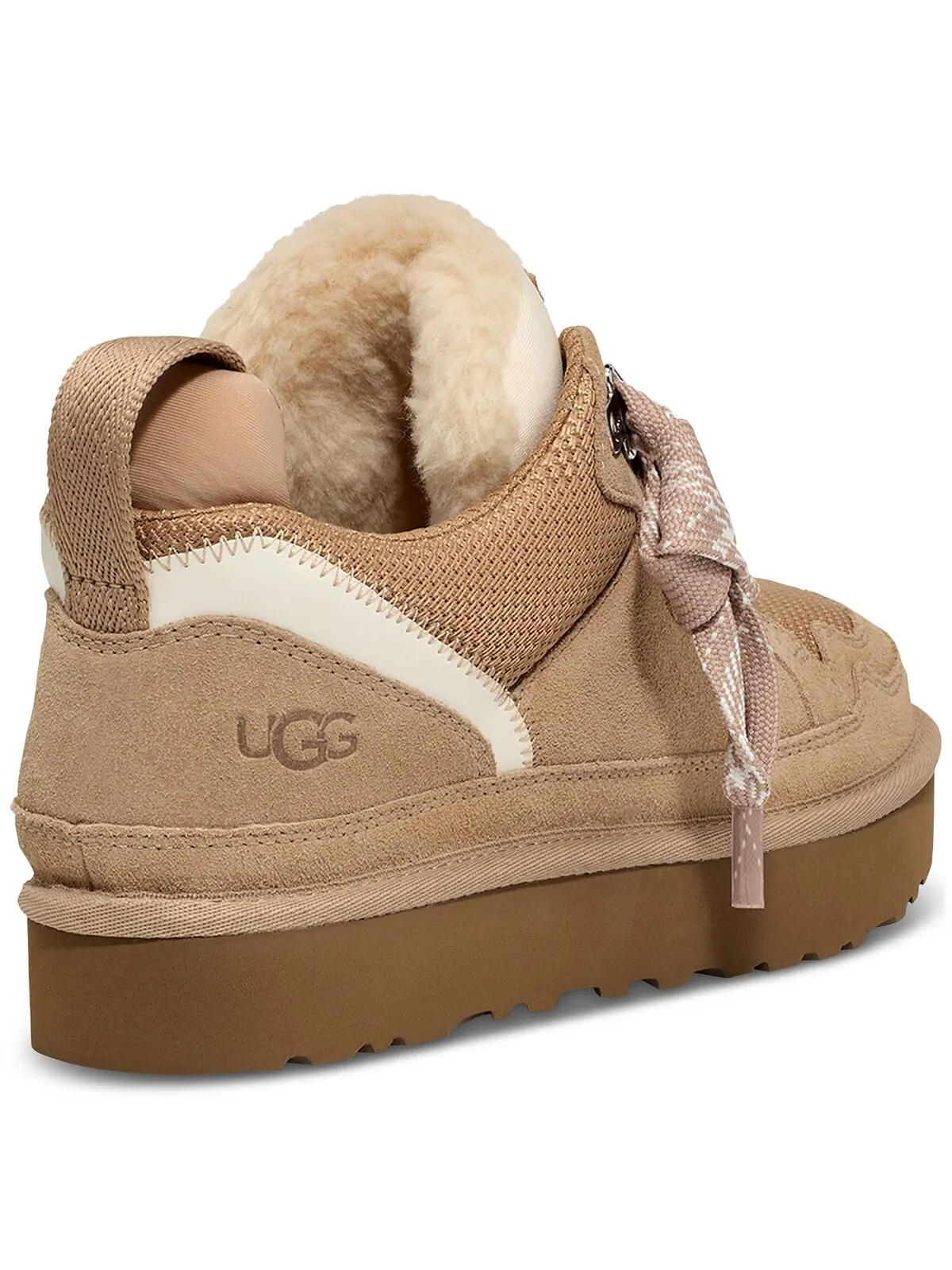 Женские ботинки-кеды Lowmel на шнуровке UGG — изображение 3 из 5, бежевый