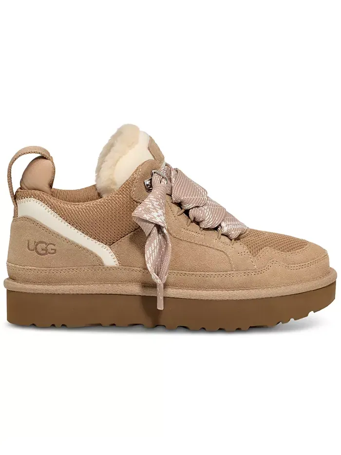 Женские кроссовки Lowmel на шнуровке UGG — изображение 6 из 9, орех