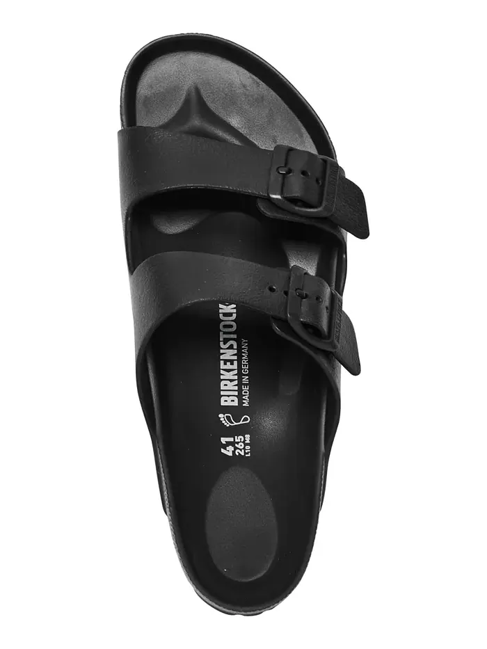 Мужские сандалии Arizona Essentials EVA с двумя ремешками от Finish Line Birkenstock — изображение 5 из 9, черный