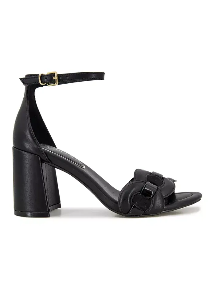 Женские сандалии Luisa на блочном каблуке с плетением Kenneth Cole New York — изображение 2 из 5, черный