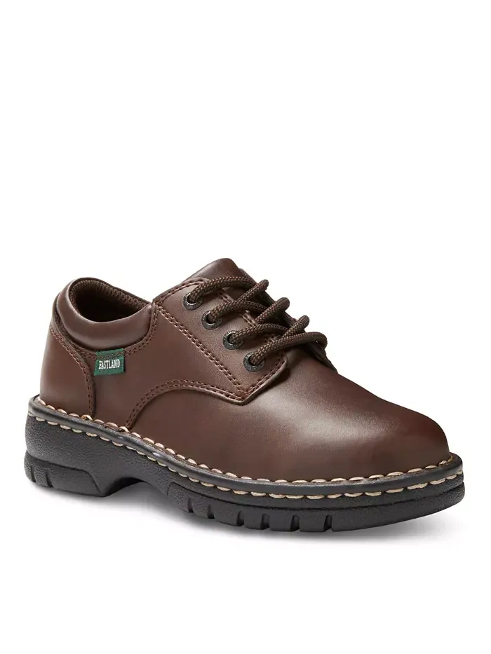 Eastland Big Kid Boys Plainview Oxford Shoes – оксфорды для мальчиков Eastland Shoe — изображение 1 из 9, коричневый