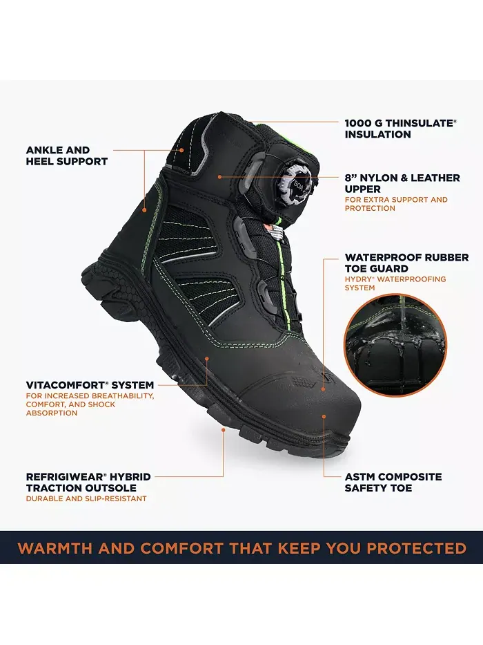 Мужские утепленные водонепроницаемые ботинки Extreme Hiker с системой Boa Fit System — максимальная — изображение 3 из 3