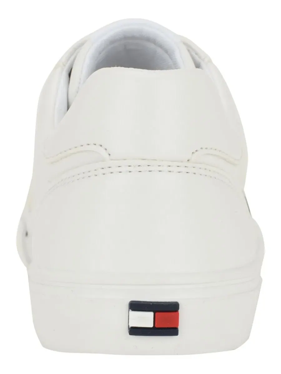 Кроссовки женские с орнаментом, на шнуровке, модель Liamia Tommy Hilfiger — изображение 3 из 5, белый мульти