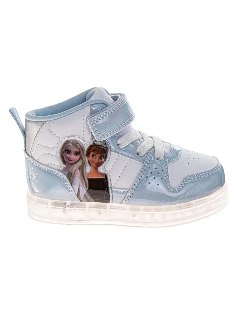 Кроссовки Disney Frozen с принтом, модель Anna and Elsa — изображение 2 из 7, синий белый
