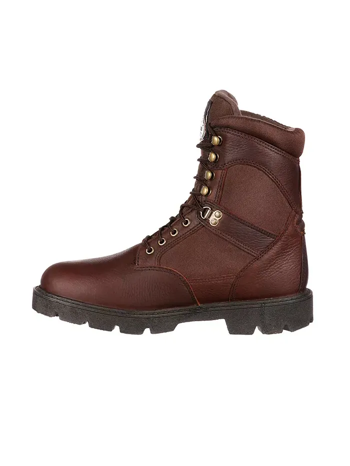 Мужские рабочие ботинки Homeland Steel Toe Waterproof Georgia Boot — изображение 5 из 7, коричневый