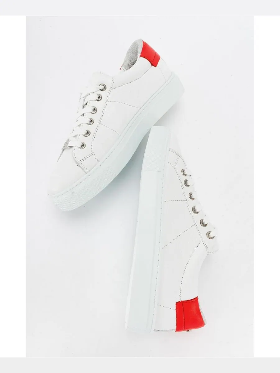 Кроссовки Ayverie из кожи (женские) Forever & Always Shoes — изображение 4 из 6, белый