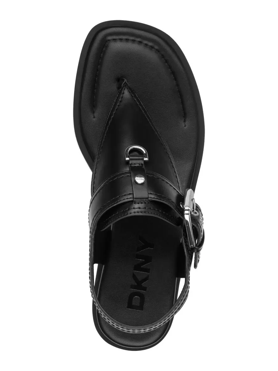 Женские сандалии-вьетнамки Cassiane DKNY — изображение 4 из 5, черный