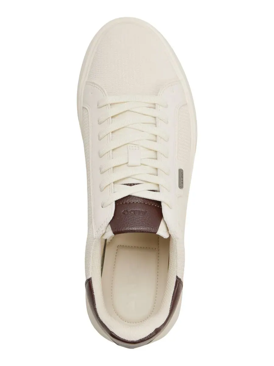 Мужские низкие кроссовки Pinedale на шнуровке ALDO — изображение 4 из 5, белый