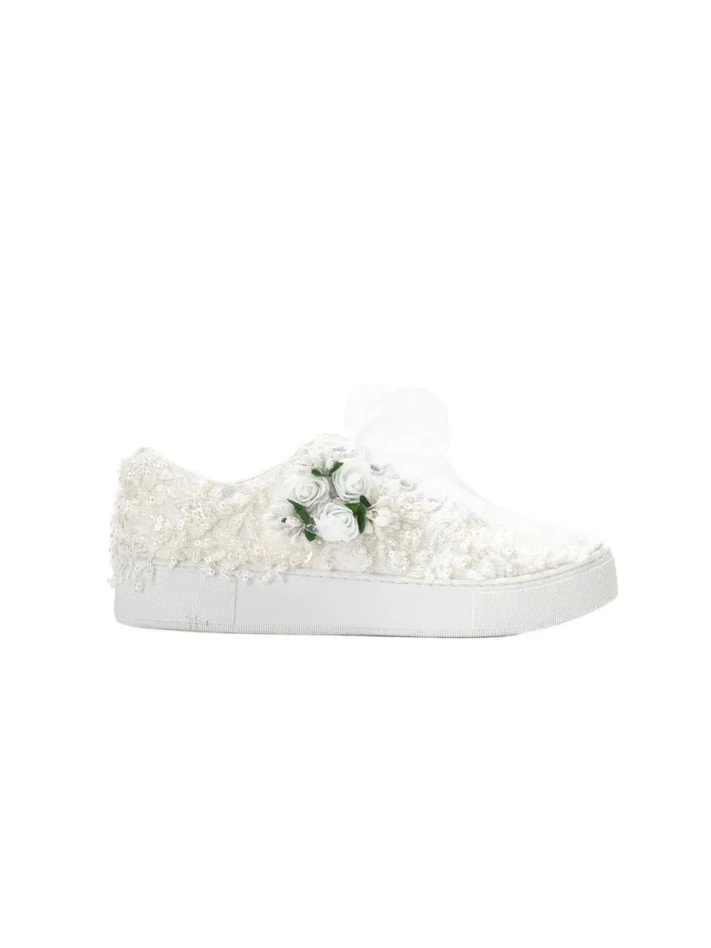 Свадебные кеды Rosalie Flower Forever & Always Shoes — изображение 3 из 4, белый