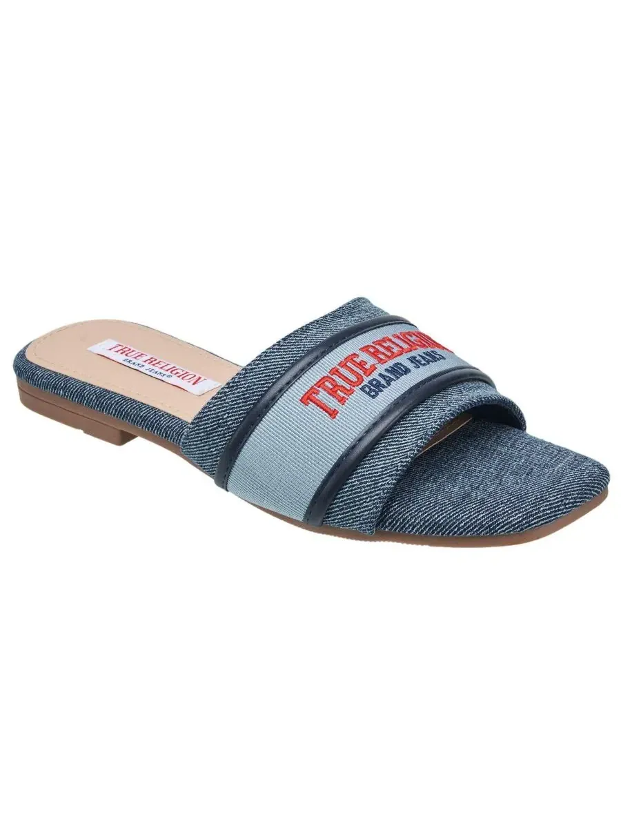 Сандалии-слайды Remy Logo Band True Religion