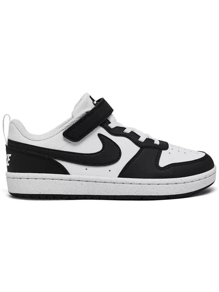 Детские повседневные кеды Court Borough Low Recraft с застежкой на липучке от Finish Line Nike — изображение 6 из 6