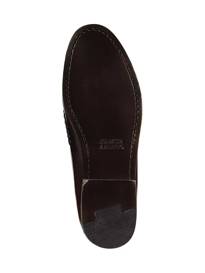Мужские лоферы Hayes Penny Slip-On Johnston & Murphy — изображение 5 из 5, бордовый