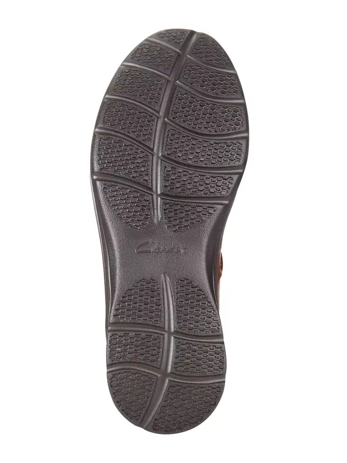 Кроссовки мужские Clarks Cotrell Walk, кожаные — изображение 3 из 11, коричневый