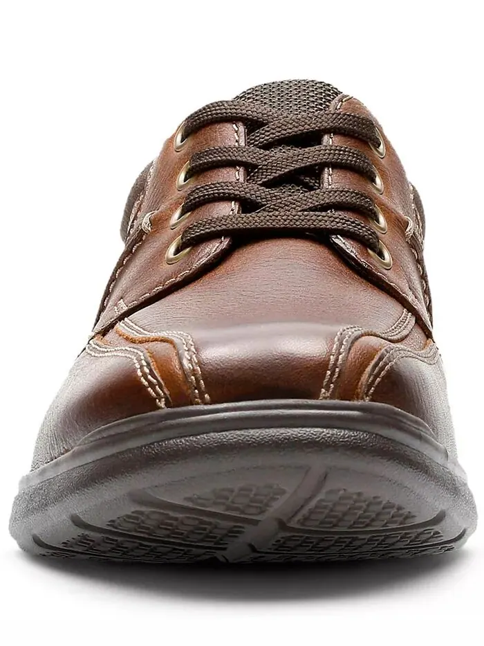 Кроссовки мужские Clarks Cotrell Walk, кожаные — изображение 6 из 11, коричневый