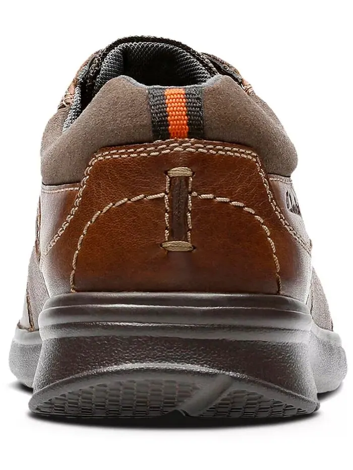 Кроссовки мужские Clarks Cotrell Walk, кожаные — изображение 8 из 11, коричневый