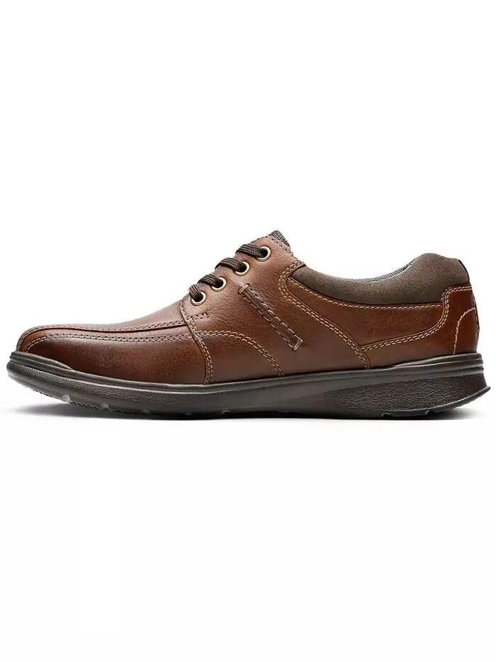 Кроссовки мужские Clarks Cotrell Walk, кожаные — изображение 9 из 11, коричневый