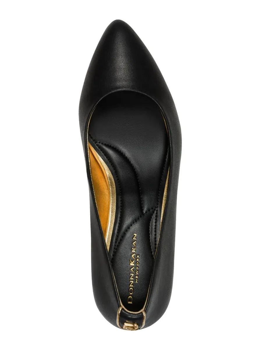 Женские туфли-лодочки Raegan средней высоты Donna Karan New York — изображение 4 из 5, черный
