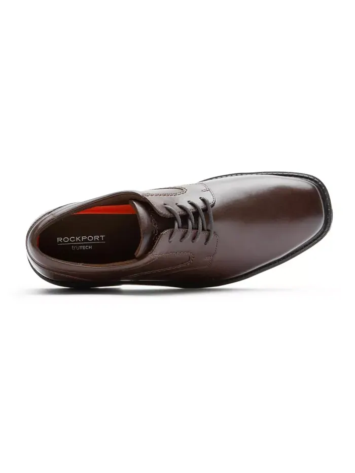 Мужские туфли Sl2 Plain Toe на шнуровке Rockport — изображение 4 из 5, коричневый