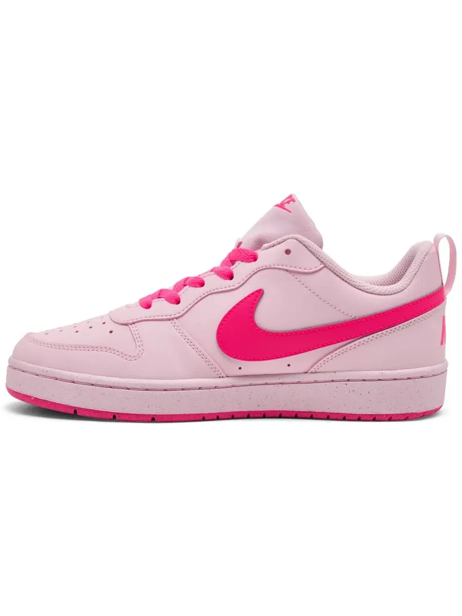 Детские повседневные кроссовки Big Kids Court Borough Low Recraft от Finish Line Nike — изображение 3 из 6, розовый