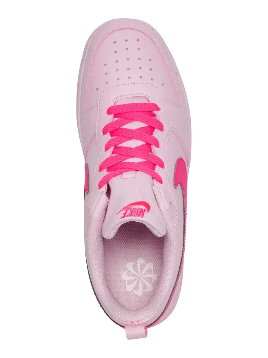 Детские повседневные кроссовки Big Kids Court Borough Low Recraft от Finish Line Nike — изображение 5 из 6, розовый