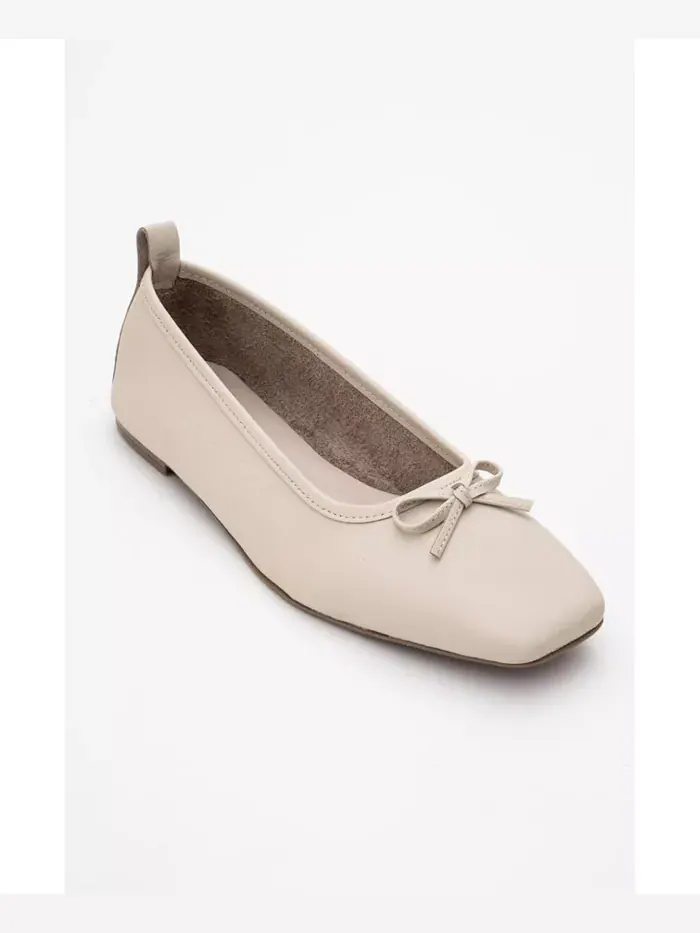 Балетки Sosa Leather (женские) Forever & Always Shoes — изображение 2 из 5, светлый бежевый