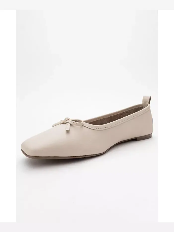 Балетки Sosa Leather (женские) Forever & Always Shoes — изображение 4 из 5, светлый бежевый