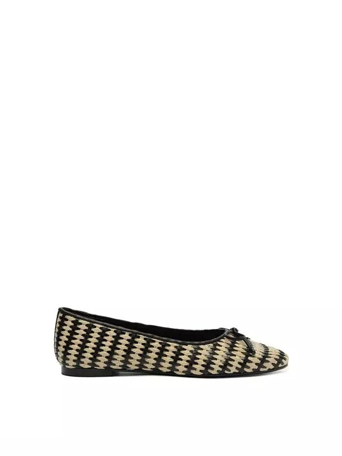 Женские соломенные туфли-лодочки Arissa Slip On Schutz — изображение 2 из 5, черный