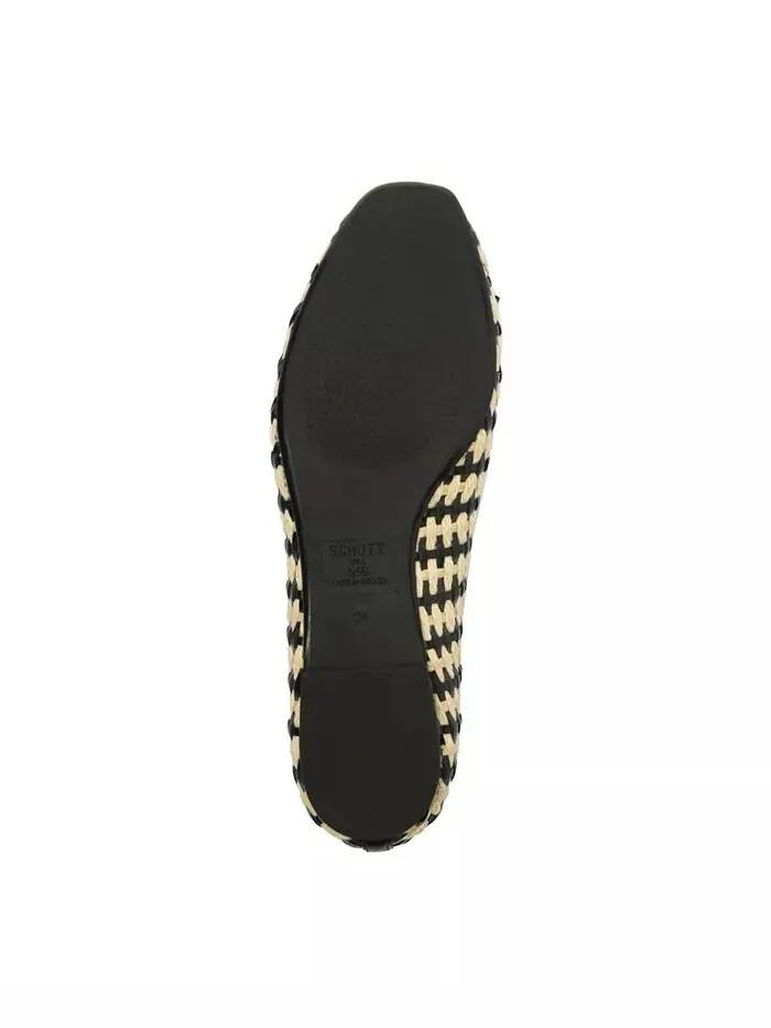 Женские соломенные туфли-лодочки Arissa Slip On Schutz — изображение 5 из 5, черный