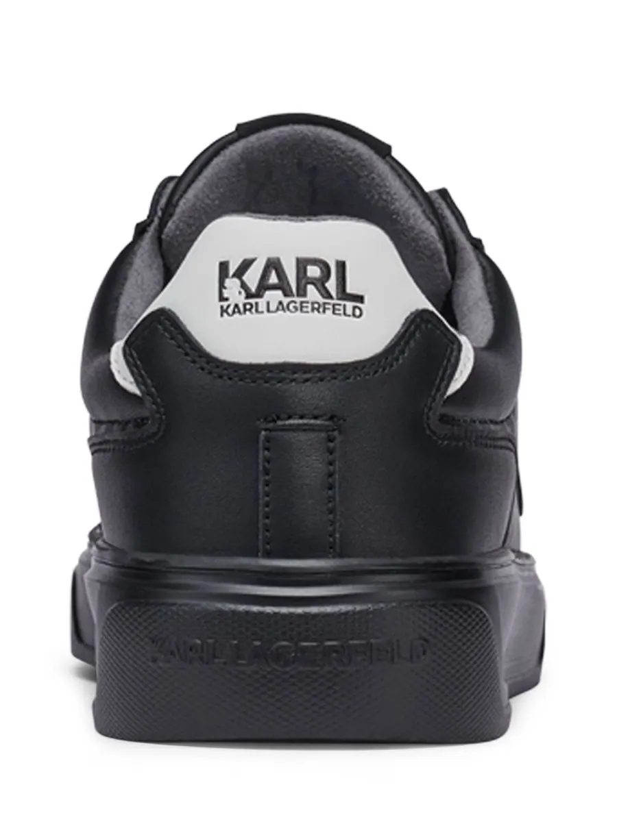 Мужские кожаные кроссовки Karl KARL LAGERFELD PARIS — изображение 3 из 5, черный