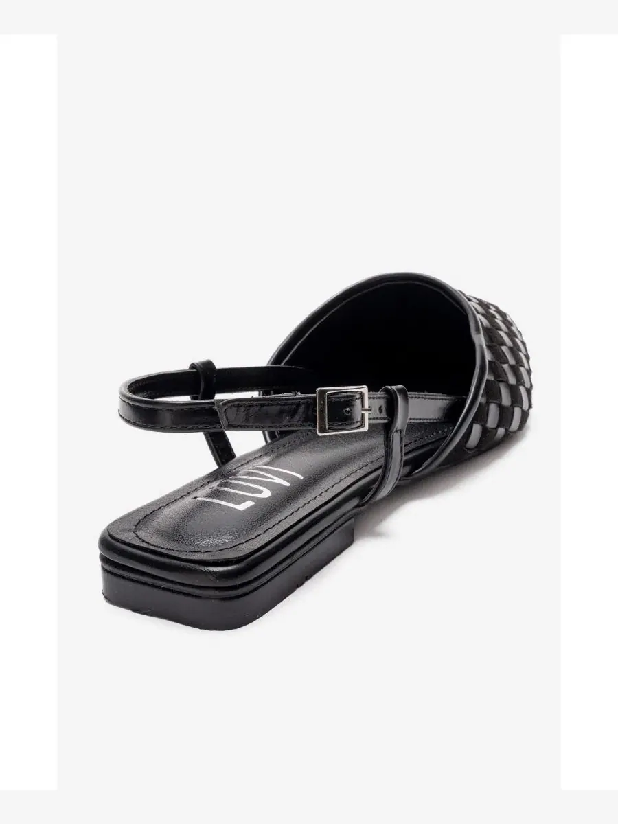 Босоножки с острым носком Chanda Prologue Shoes — изображение 4 из 4, черный