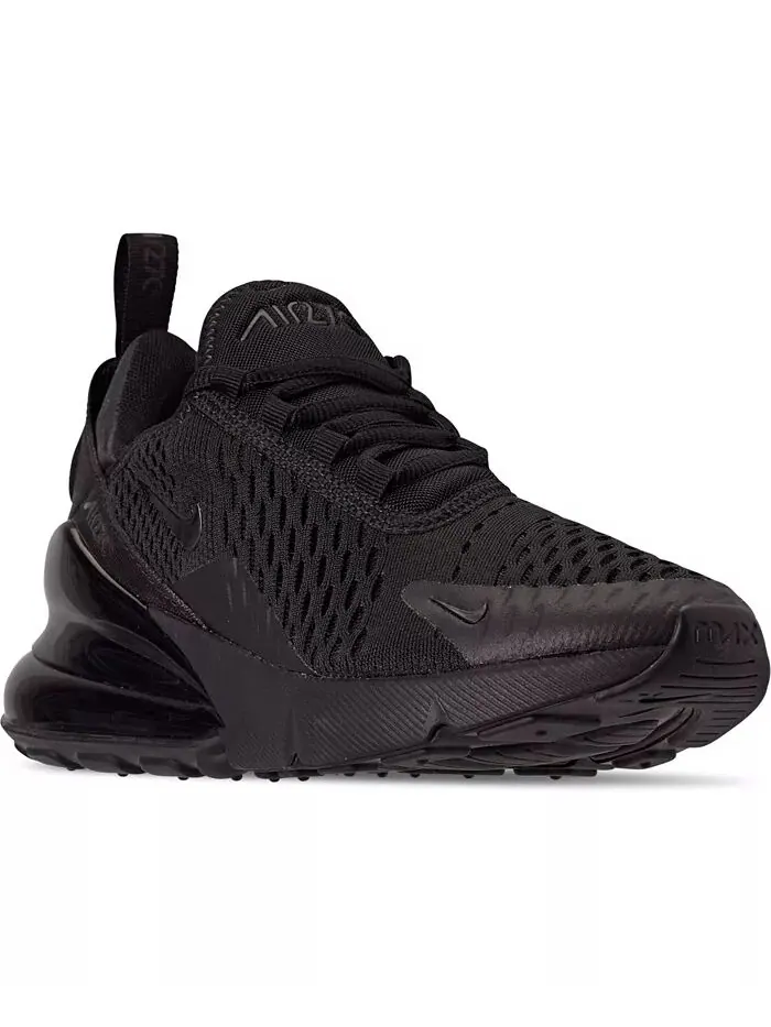 Большие детские кроссовки Air Max 270 Casual от Finish Line Nike — изображение 1 из 6, черный