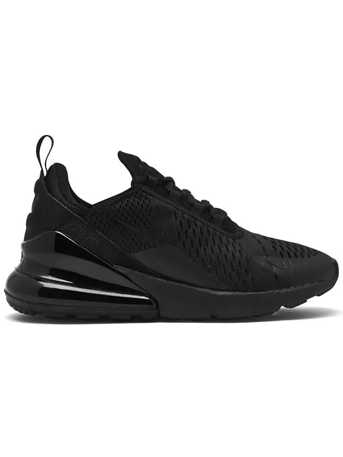Большие детские кроссовки Air Max 270 Casual от Finish Line Nike — изображение 2 из 6, черный