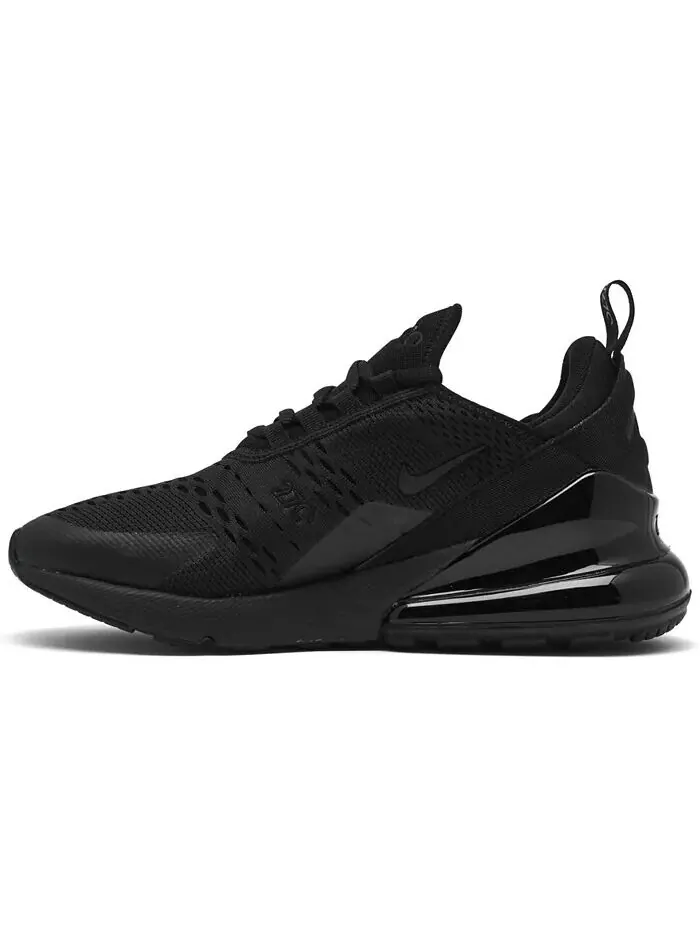 Большие детские кроссовки Air Max 270 Casual от Finish Line Nike — изображение 3 из 6, черный