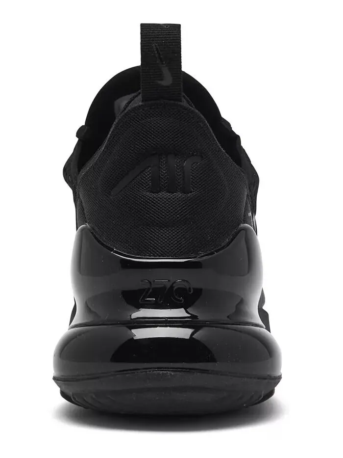 Большие детские кроссовки Air Max 270 Casual от Finish Line Nike — изображение 4 из 6, черный