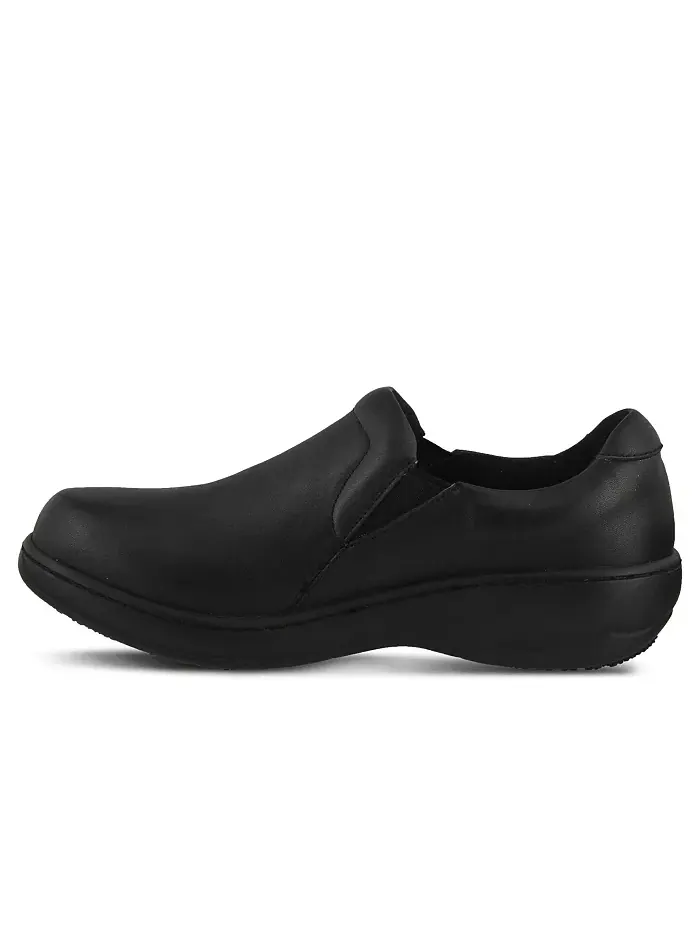 Профессиональный лоафер Woolin Leather Slip-On для работы со съемной стелькой и мягким воротником — изображение 2 из 6
