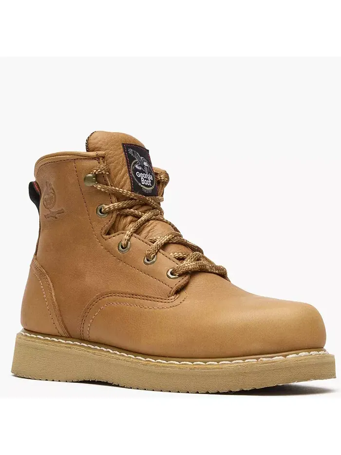 Мужские рабочие ботинки на платформе Georgia Boot — изображение 5 из 5, коричневый